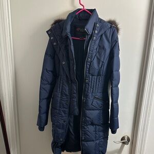 PAIGE Women's Dark Blue Puffer Jacket